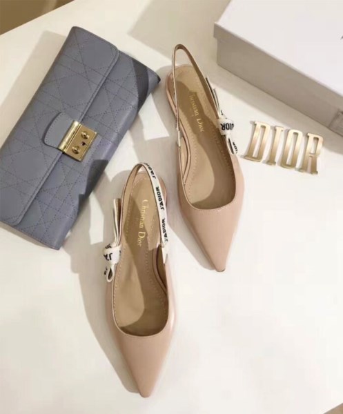 Christian Dior J'Dior Flat Heel Pink - Image 3