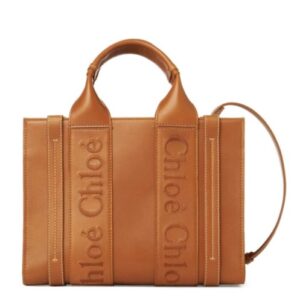 Chloe Small Woody Tote Bag Coffee