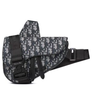 Christian Dior Saddle Bag Dark Blue