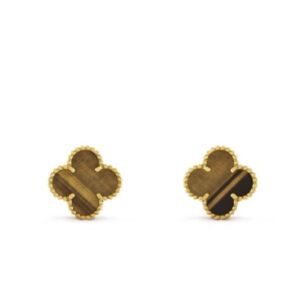 Van Cleef & Arpels Women's Vintage Alhambra Earrings Black
