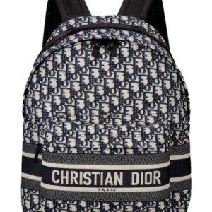 Christian Dior Diortravel Backpack Dark Blue