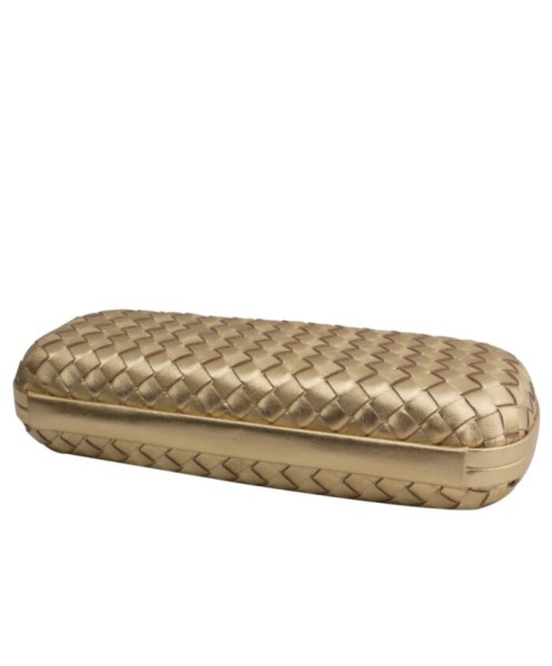 Bottega Veneta Intrecciato Larger Clutch Golden - Image 3