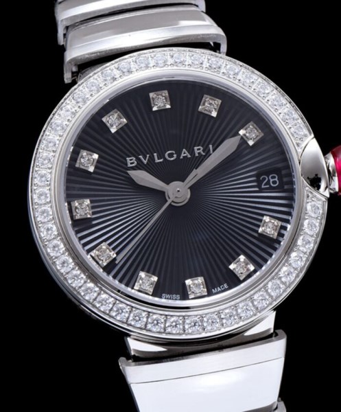 Bvlgari Lvcea Diamonds Automatic Watch for Women Black - Image 2