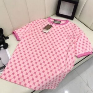 Gucci & Balenciaga Women's T-shirt Pink