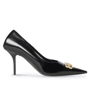 Balenciaga Women's Square Knife BB 80MM Pump Black