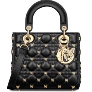 Christian Dior Small Lady Dior Bag Black