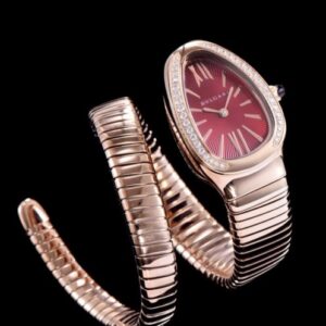 Bvlgari 18ct rose-gold and diamond watch Henna