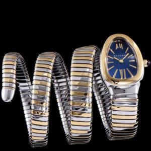 Bvlgari stainless steel automatic watch for women Blue