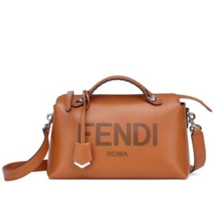 Fendi Medium By The Way Boston Bag 8BL146 Coffee