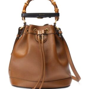 Gucci Diana Small Bucket Bag 724652 Coffee
