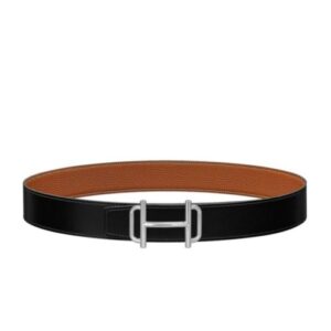 Hermes Royal Belt Buckle & Reversible Leather Strap 38mm Coffee