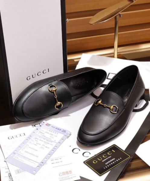 Gucci Women's Leather Horsebit loafer 414998 Black - Image 3