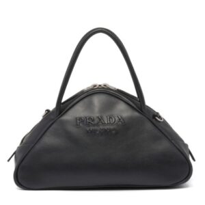 Prada Leather Prada Triangle Bag Black