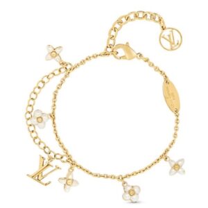 Louis Vuitton Women's LV Floragram Bracelet Golden