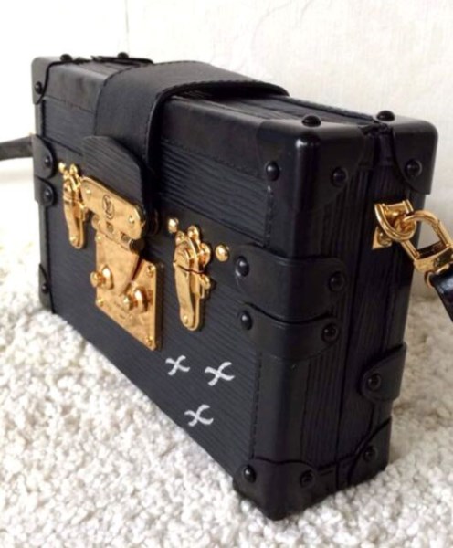 Louis Vuitton Monogram Petite Malle Tags M50013 Black - Image 2