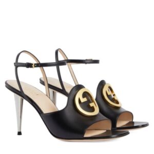 Gucci Women's Blondie Heeled Sandal Black