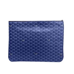GOYARD Chevron Senat Pochette GM Blue