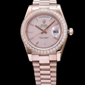 Rolex Men s Diamond President Watch Golden