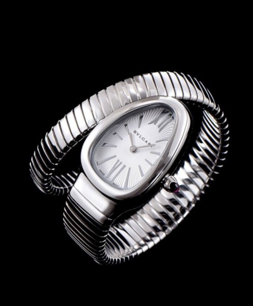 Bvlgari Stainless Steel Automatic Watch White
