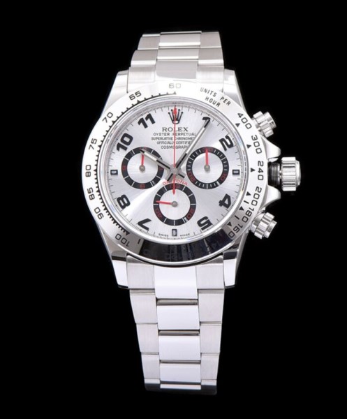 Rolex Daytone Champagne Watch Silver