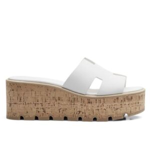 Hermes Women's Eze 30 Sandal White