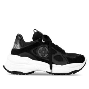 Louis Vuitton Women's Run 55 Sneaker 1ACGP4 1ACGQG 1AMI02 Black