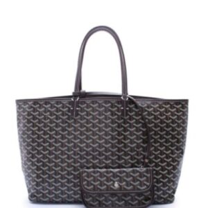 Goyard Medium Tote Dark Coffee