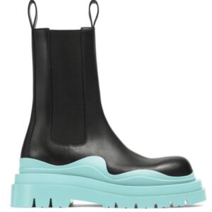 Bottega Veneta Women's Tire Chelsea Boot Light Blue