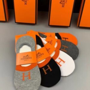 Hermes H Embroidery Socks Set
