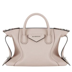 Givenchy Small Antigona Soft Bag In Smooth Leather Gray