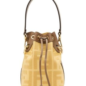 Fendi Mon Tresor Canvas Mini Bag 8BS010 Apricot