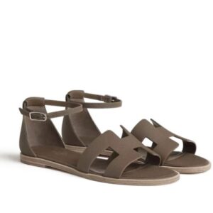 Hermes Women's Santorini Sandal Khaki