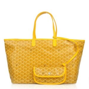 Goyard Leather Tote Yellow
