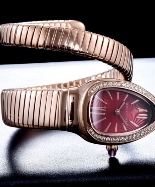 Bvlgari 18ct rose-gold and diamond watch Henna - Image 2