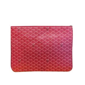 GOYARD Chevron Senat Pochette GM Red