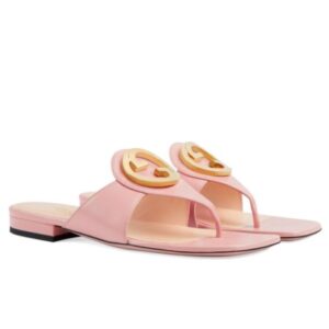 Gucci Women's Blondie Thong Sandal 739048 Pink