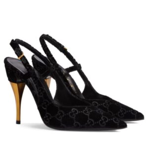Gucci Women's GG Slingback Pump 762383 Black