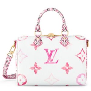 Louis Vuitton Speedy Bandouliere 25 M22987 M23073 Peachblow