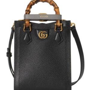 Gucci Diana Mini Tote Bag 739079 Black