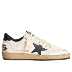 Golden Goose Unisex Ball Star sneakers in nappa leather with mat leather star and heel tab Black