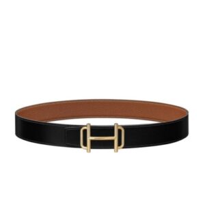 Hermes Royal Belt Buckle & Reversible Leather Strap 38mm Coffee
