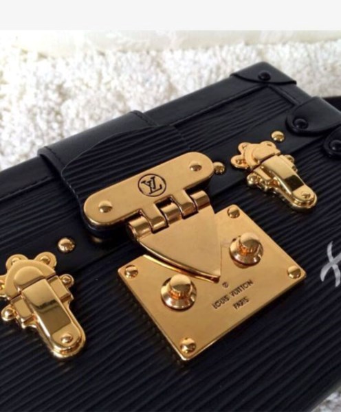 Louis Vuitton Monogram Petite Malle Tags M50013 Black - Image 5