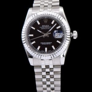 Rolex Men s Stainless Steel Datejust Watches Black