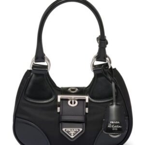 Prada Moon Re-Nylon And Leather Bag 1BA381