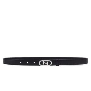 Fendi Leather Belt Black