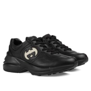 Gucci Unisex Rhyton Sneaker 757887 Black