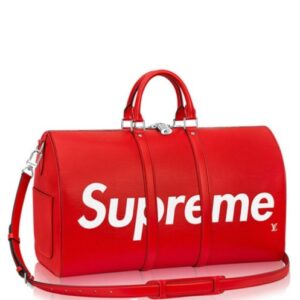 Louis Vuitton X Supreme Epi Keepall Bag Red