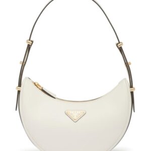 Prada Leather Shoulder Bag 1BC194 Cream