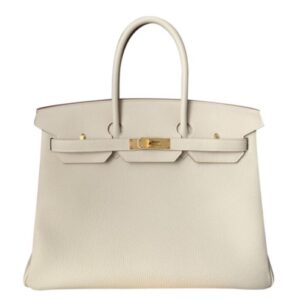 Hermes Birkin 35 Bag Cream