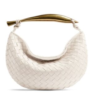 Bottega Veneta Sardine Top Handle Bag 716082 Cream